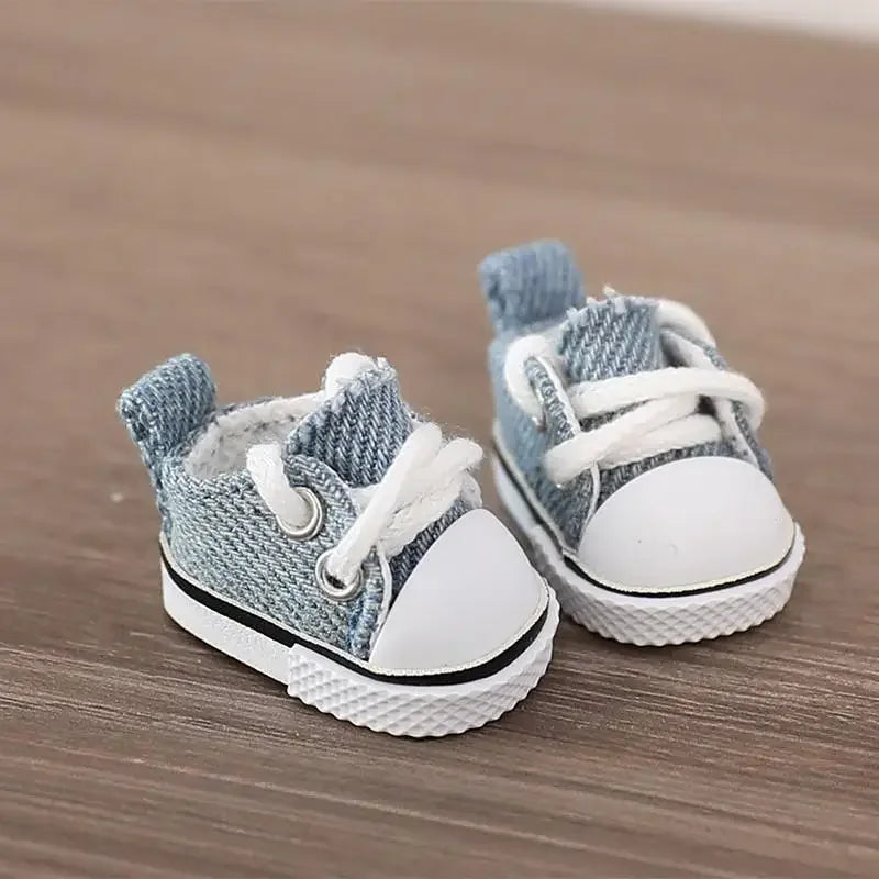 LABUBU 17cm Cotton Doll Shoes - Casual Sports Footwear for Dolls & Accessories