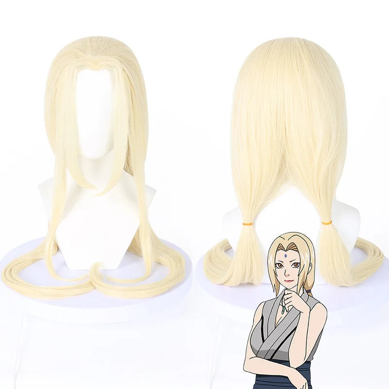 Tsunade Cosplay Costume – Anime Kimono Outfit with Wig for Girls & Women, Perfect for Halloween, Christmas & Carnival