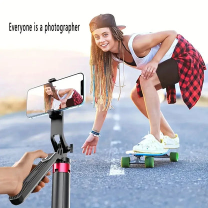 Portable Camera Tripod with Wireless Remote - 360° Rotation for Video Recording & Live Streaming