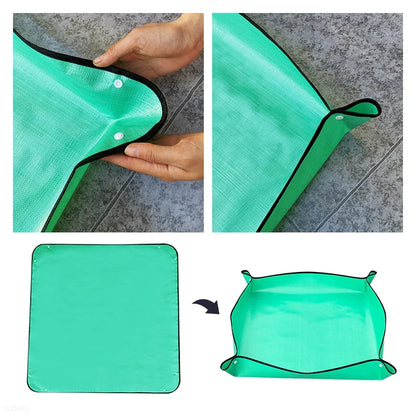 Waterproof Foldable Garden Mat – Potting Pad for Flowerpot Transplanting, Soil Mixing & Plant Pruning Tool