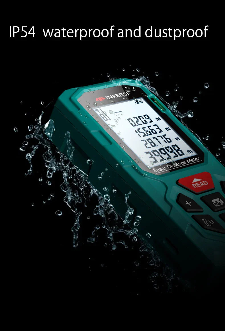 INKERSI Laser Rangefinder Digital Tape Measure 40M/70M/120M High Precision Distance Meter