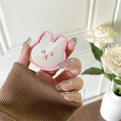 INS Cute Rabbit Phone Griptok – Foldable Ring Holder Stand, Korean Style Phone Accessory Gift for iPhone