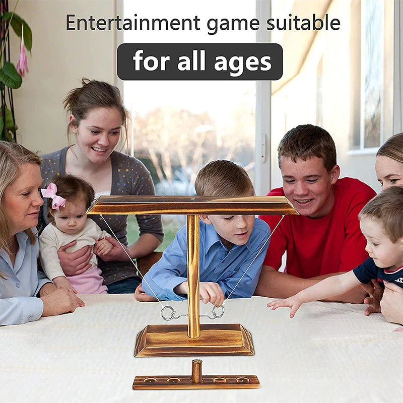 Family Party Ring Toss Game — Fast-Paced Interactive Board Game for Kids & Adults, Parent-Child Fun & Bar Drinking Challenge