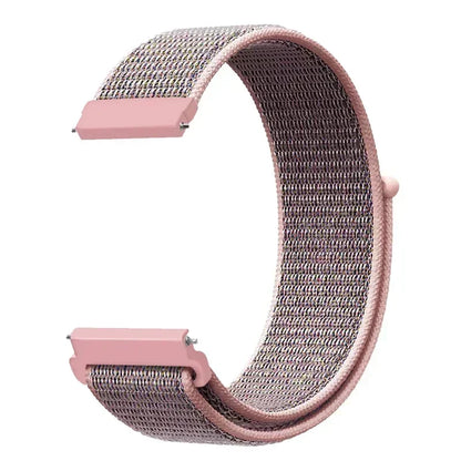 22mm Sport Nylon Loop Watch Band – Breathable Replacement Wristband for NORTH EDGE APACHE-46 Smartwatch, Durable Adjustable Strap