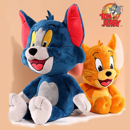 Anime Tom & Jerry Plush Toy — Cute Cat & Mouse Stuffed Animal Doll for Kids Gift, Free Shipping