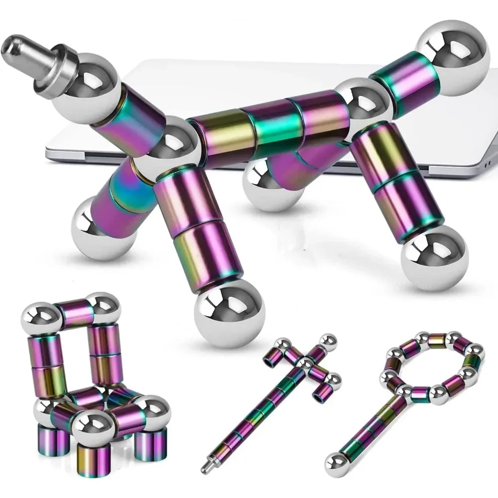 Decompression Magnetic Fidget Pen – Multifunctional Novelty Pen for Relieving Stress, Perfect Gift for Friends