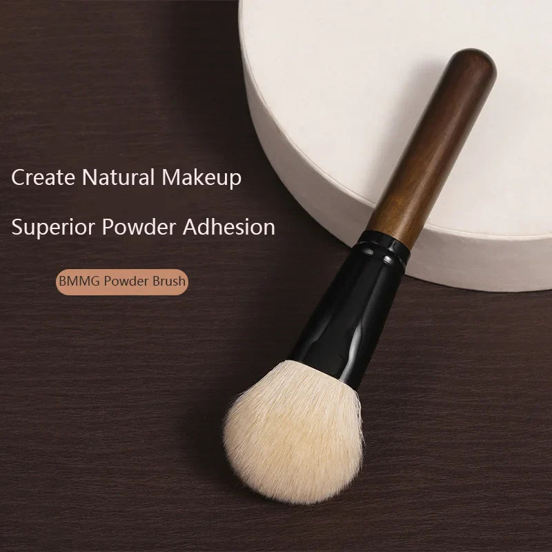 OVW Goat Hair Powder Makeup Brush – Portable Travel Blending Cosmetic Tool