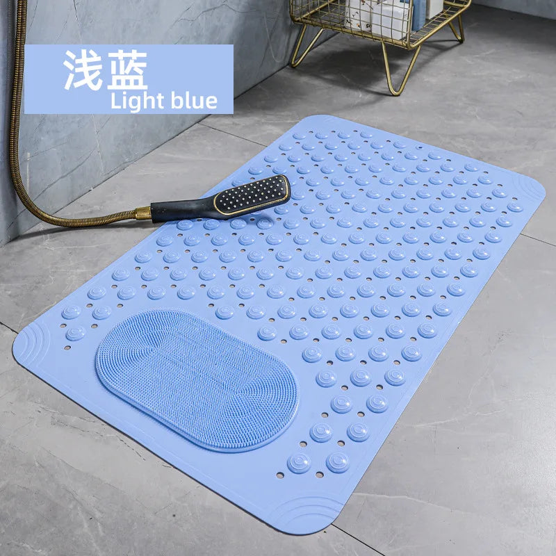 Non-Slip Bathroom Floor Mat – Anti-Drop Toilet & Bathtub Massage Mat for Household Safety