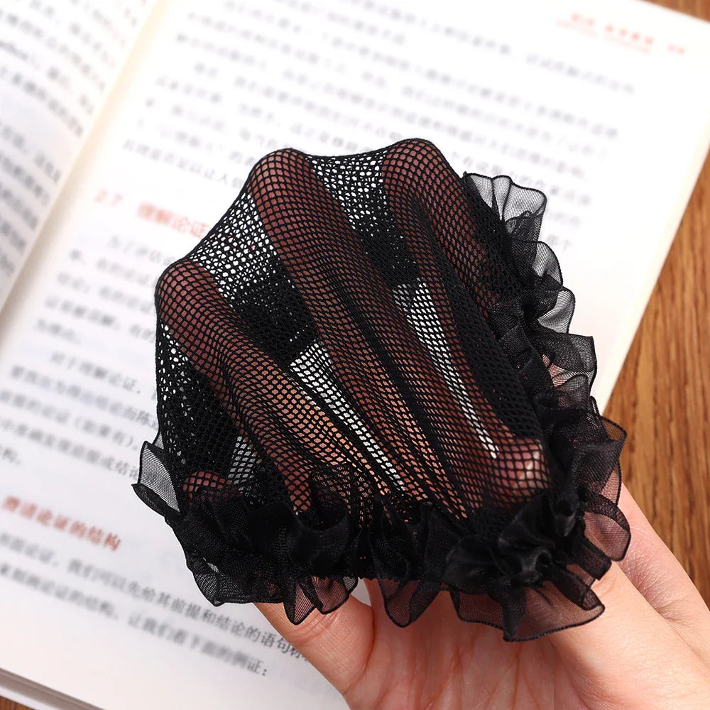 Women’s Ballet Hair Net – Adjustable Elastic Drawstring for High-Quality Weave & Hair Styling