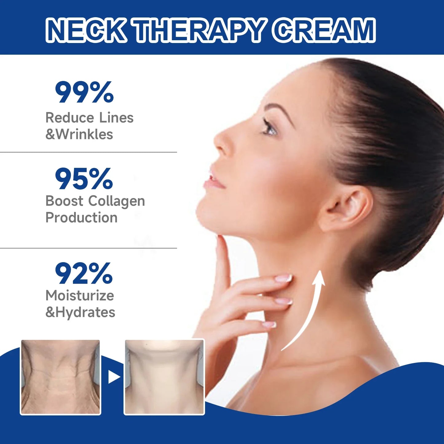 EELHOE Collagen Neck Cream — Anti-Aging Moisturizing Cream to Lighten, Lift & Tighten Neck Skin