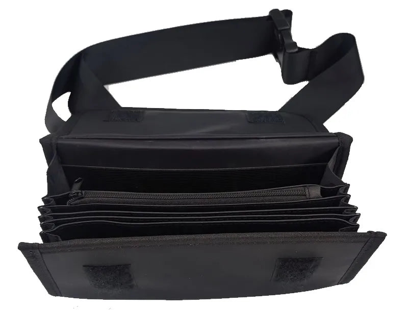 6-Slot Euro Coin Dispenser Wallet – Zipper Pocket Driver & Waiter’s Purse, Coin Sorter & Cash Collector