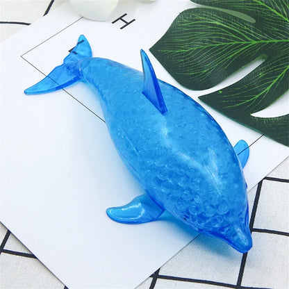 Squishy Shark & Dolphin Stress Balls – Sea Animal Squeeze Toy for Kids & Adults