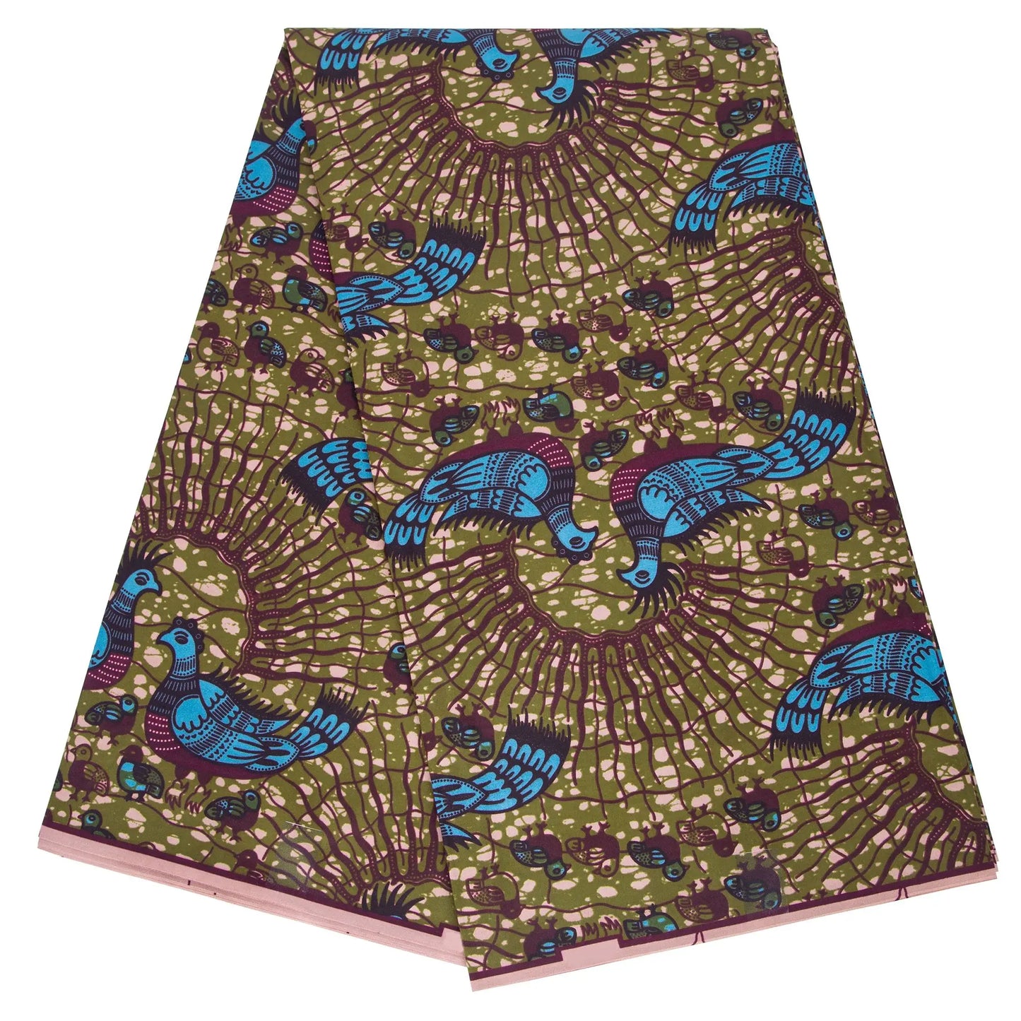 African Real Wax Ankara Fabric - Nigerian Print 100% Polyester Fabric for Women