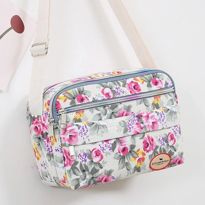 Women’s Canvas Tote Bag – Large Capacity Handbag, Messenger & Shoulder Bag for Commuting and Travel