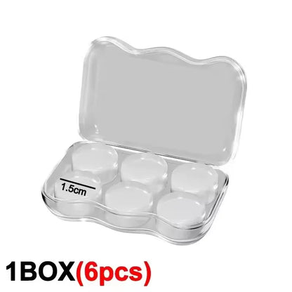 Soft Silicone Earplugs – Reusable Waterproof Noise-Canceling Gel Ear Plugs for Sleeping, Swimming & Flying