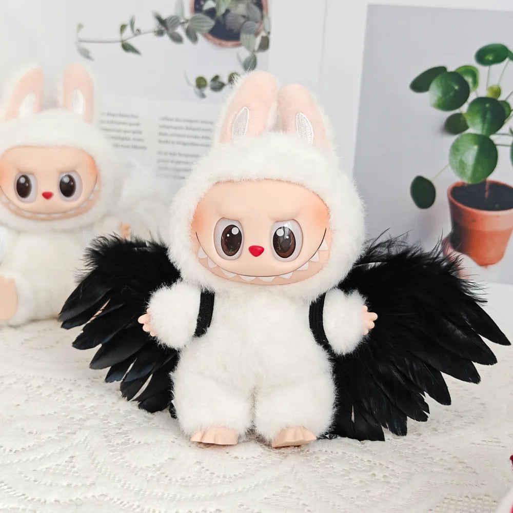 Labubu V1 V2 V3 Doll Clothes — Plush Idol Angel Wings Series DIY Decoration & Accessories Gift