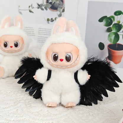 Labubu V1 V2 V3 Doll Clothes — Plush Idol Angel Wings Series Decoration DIY Toy Accessories Gift