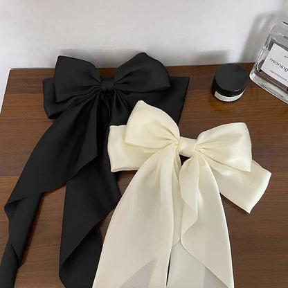 Elevate Your Hairstyle with Fashion Hair Grips - Trendy Bow Hair Clip for Women and Girls, Fabric Ribbon Bow for Stylish Ladies' Hair Accessories