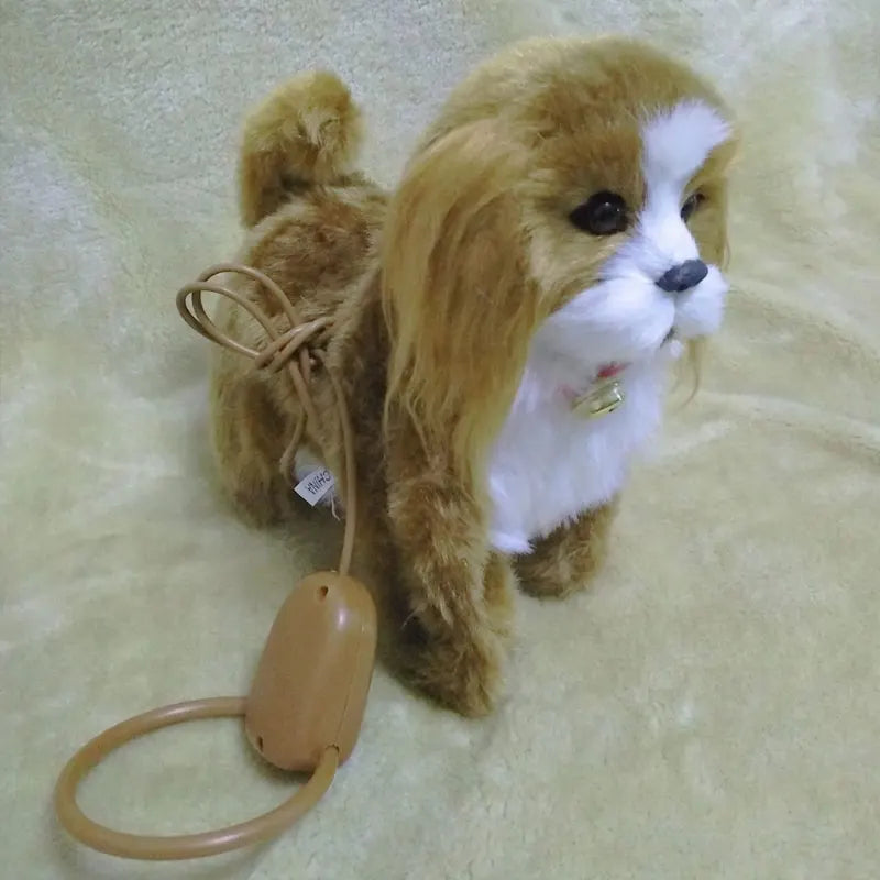 Robot Cat Electronic Plush Toy - Singing, Walking Electric Kitten with Leash Control, Music Pet for Kids