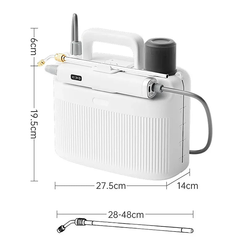 5L Garden Electric Sprayer - Pesticide and Flower Watering Electric Tool with 2200mAh Lithium Battery - Mini Atomization Sprayer