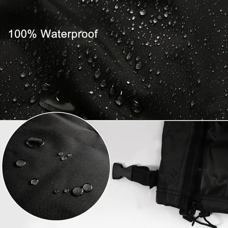 Heavy Duty Black Generator Cover – UV Resistant Waterproof Durable Outdoor Protection, Fits Most Generators for All-Weather Use