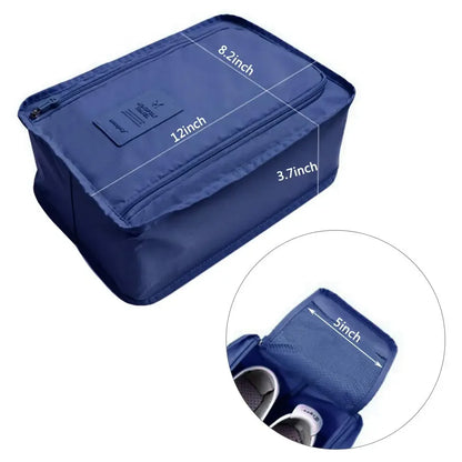 5/1PCS Portable Folding Shoe Bag — Waterproof Travel Storage, Multifunctional Small Shoe Organizer for Beach & Travel