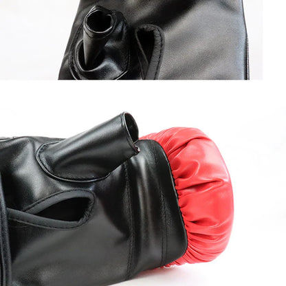 Boxing Gloves for Adults - Unisex Leather Sanda Training Gloves for Men & Women - Sports Protection Mitts
