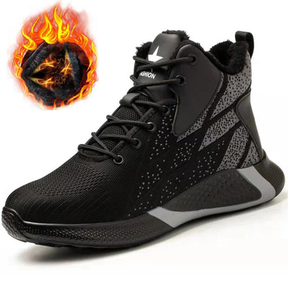 Steel Toe Work Boots – Lightweight Indestructible Safety Shoes for Men & Women, Anti-Puncture Work Sneakers