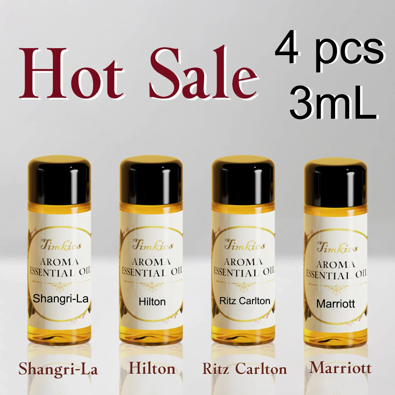 Hotel Collection 150ml Aroma Diffuser Essential Oil – Home & Car Refill for Air Humidifier