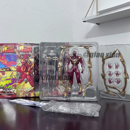 Amazing Yamaguchi Kaiyodo Iron Spider-Man Figure — Animation Collectible Action Model Toy, Birthday Gift