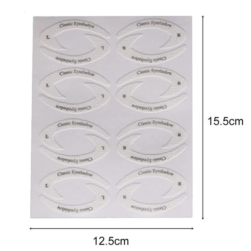 Eyebrow & Eyeshadow Makeup Stencil Set - Eye Makeup Template Tools for Eyeliner Shaping and Styling Guide
