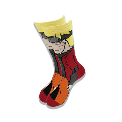 Spring and Autumn Cartoon Movie Character Socks for Men & Women – Funny Fashion High Quality Crew Tube Socks, Unisex Casual Cotton Socks