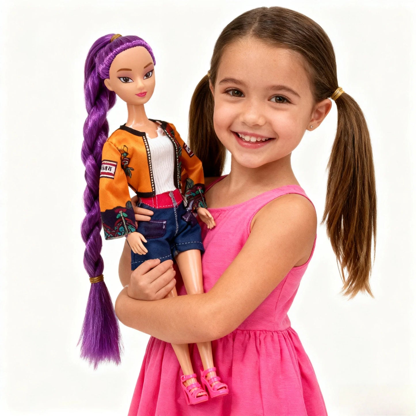 HOT K-Pop Demon Hunters Doll Toys – Rumi, Mira & Zoey Action Figures, Princess Baby Girl Plastic DIY Toy for Girls