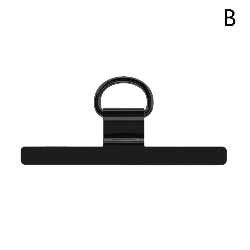 0.3mm Metal Phone Tether Tab – 360° Rotating Phone Lanyard Patch Clip Replacement Hanging Strap Gasket Accessory