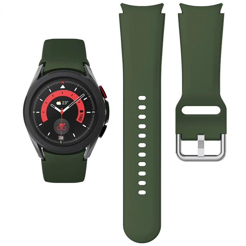 Silicone Replacement Strap for Samsung Galaxy Watch – Sport Bands for Watch 4, 5, 6, 7 (40-47mm)