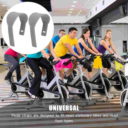 Straps Fitness Equipment – Toe Footrest Clips for Cycling, Universal Pedals & Foot Clips for Gym Bikes
