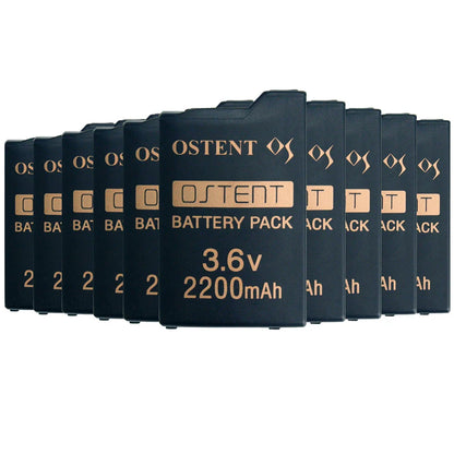 OSTENT 2/5/10pcs 1800mAh–2200mAh 3.6V Rechargeable Battery Pack – Replacement for Sony PSP 1000 PSP-110 Console