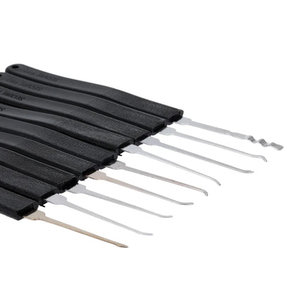 Door Lock Pick Set - Professional Locksmith Quick Opener Tools with 2 Tension Wrenches