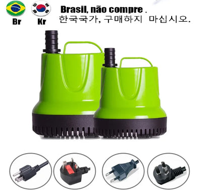 Submersible Water Pump – Ultra-Quiet for Fish Tanks, Ponds, Hydroponics, Fountains, 6W-100W, 110V-220V