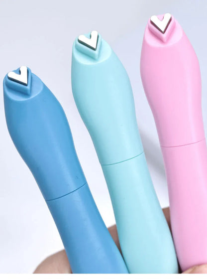 3D Love Heart Nail Magnet Stick – 3-in-1 Cat Eye, Double Line, Moon & Snake Pattern UV Gel Manicure Tool