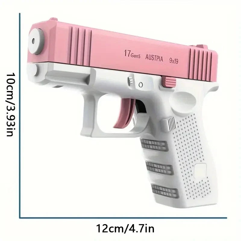 Mini Water Gun for Kids – Interactive Summer Toy with Continuous Fire & Linkage Rear Seat Water Spray