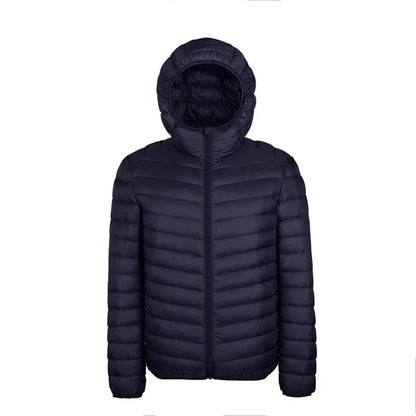 2024 Men’s Ultra-Light Down Jacket – 90% White Duck Down Hooded Thermal Feather Coat