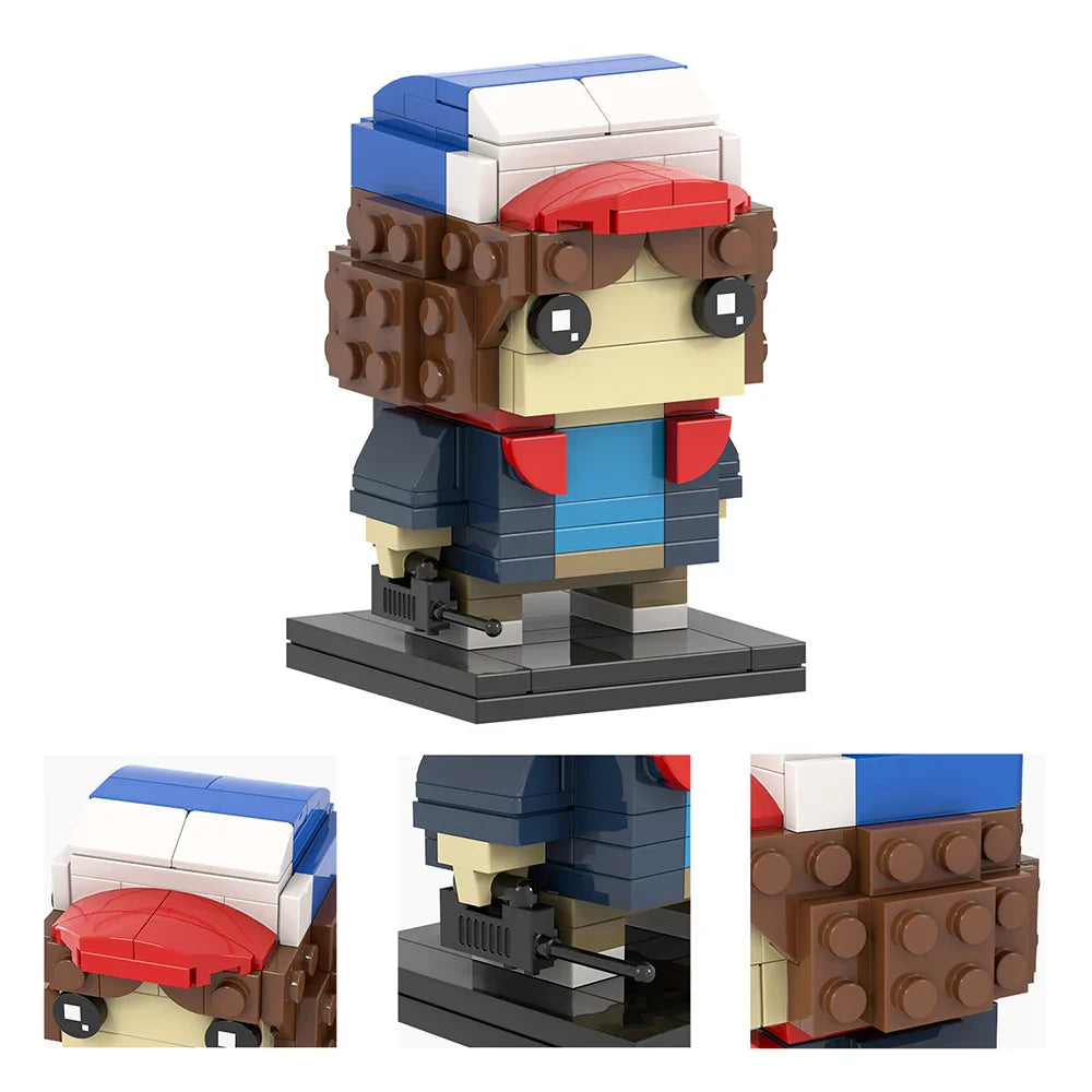 MOOXI Monster Demodog Stranger Things Figure Brickheadz Building Blocks Set – MOC Toy Gift