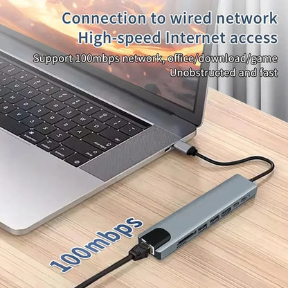 USB-C Hub Thunderbolt 3 Docking Station Splitter – Laptop Adapter for MacBook Air M1 & iPad Pro