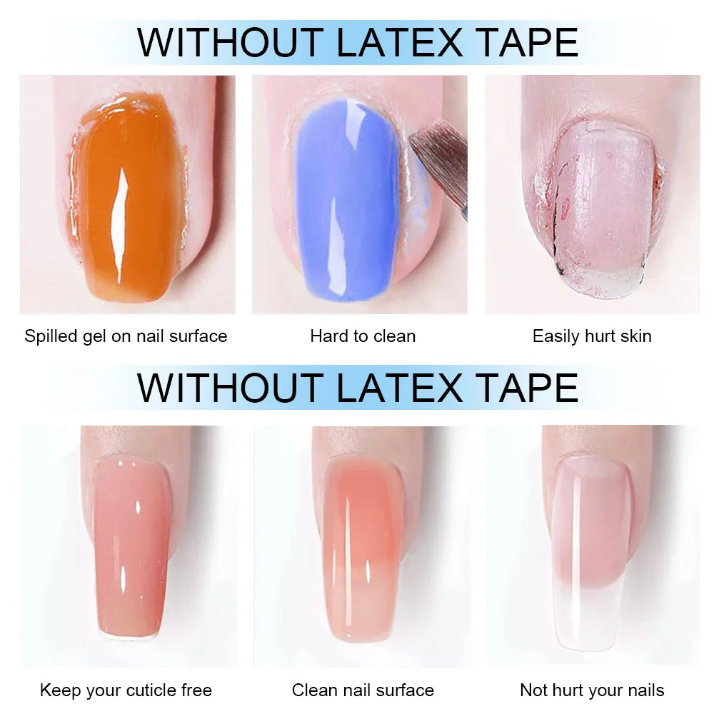 15ml Nail Peel-Off Liquid Latex Tape – Cuticle Guard & Nail Edge Protector for Manicure