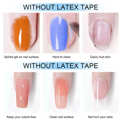 15ml Nail Peel-Off Liquid Latex Tape – Cuticle Guard & Nail Edge Protector for Manicure