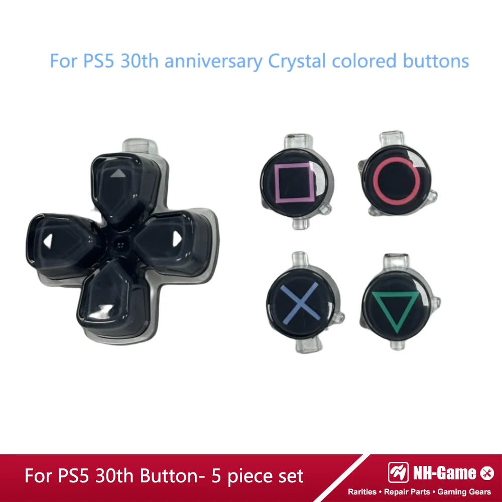 PS5 Limited 30th Anniversary Robot Controller Shell – Trigger Buttons (BDM-010/020/030/040/050) for L1, L2, R1, R2
