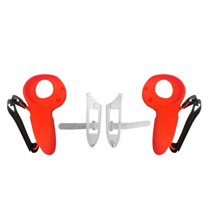Silicone Protective Controller Case Cover for Meta Quest 3/3S – Battery Replacement Opening & Knuckle Strap, VR Accessory