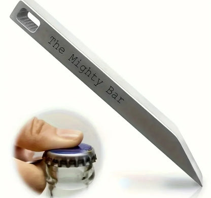 Heavy Duty Stainless Steel Pocket Knife Keychain – EDC Multitool with Bottle Opener for Everyday Carry
