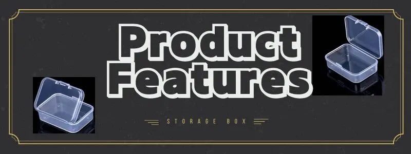 Mini Rectangular Plastic Storage Box – Translucent, Dustproof Jewelry & Small Item Container